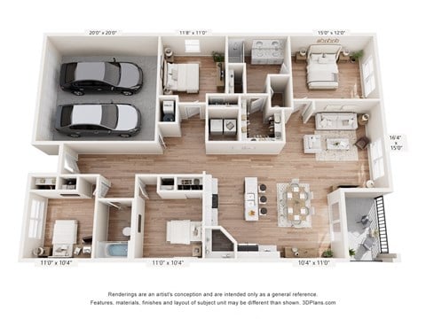 Floor plan for 4 beds, 2 baths, 1774 sqft